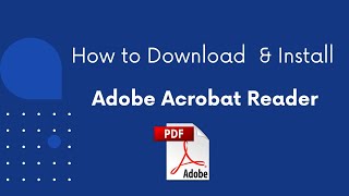 How To Download And Install Adobe Reader On Windows 7 8 10 Urdu 2022