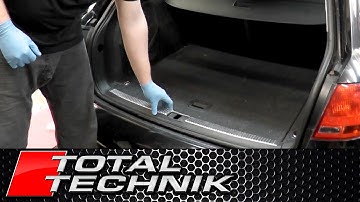 How to Remove Boot Lock Carrier Cover Trim - Audi A4 S4 RS4 - B6 B7 - Avant Estate - TOTAL TECHNIK