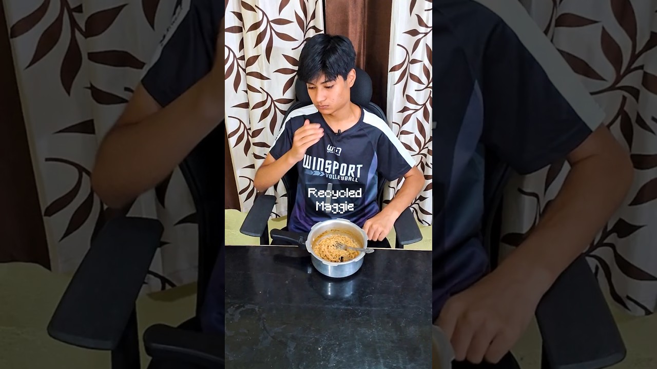 Eating Recycled Maggi