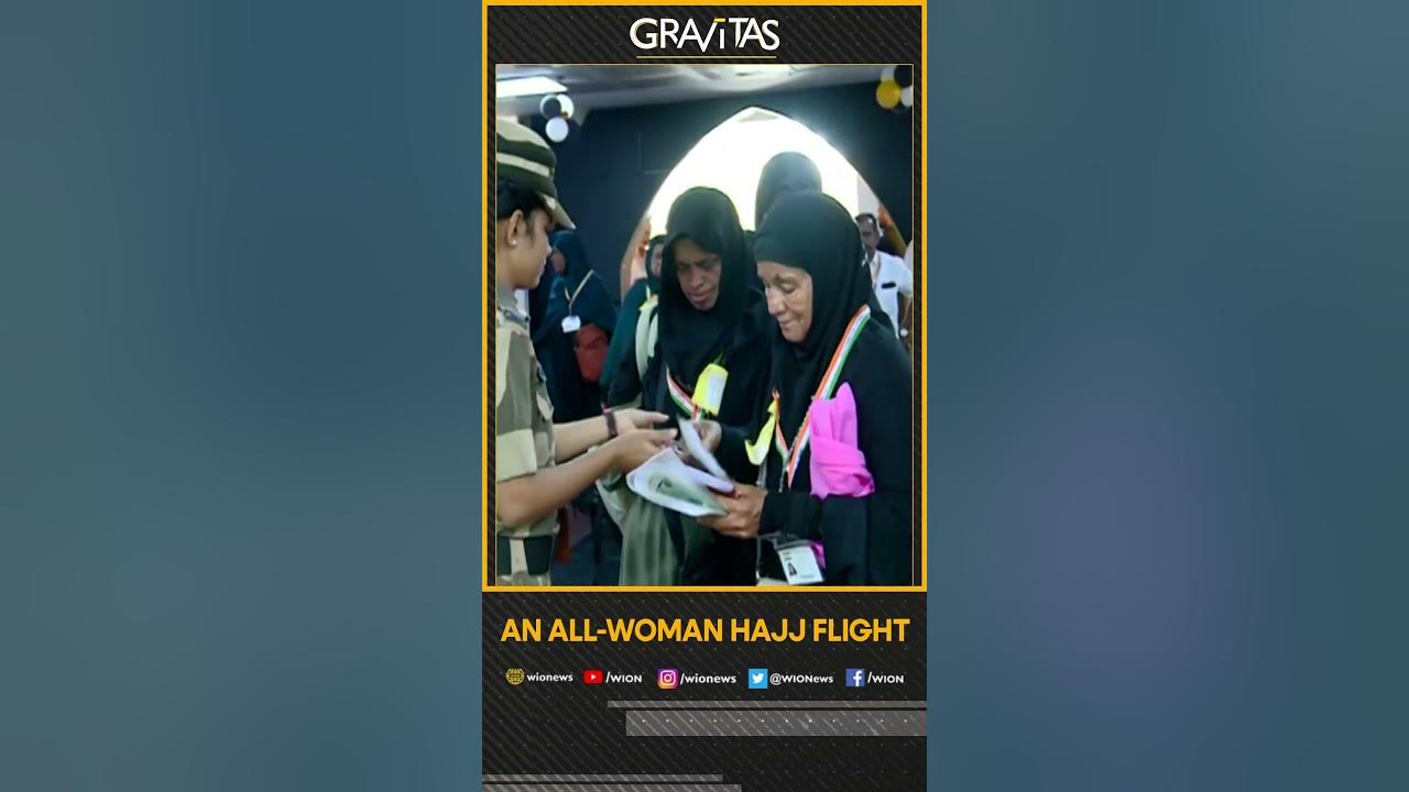 Gravitas: An all-woman hajj flight