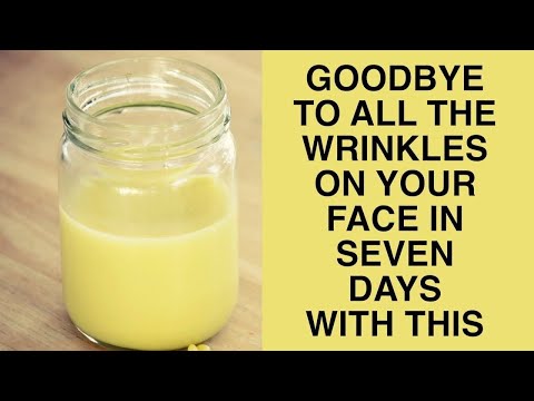 Goodbye To All The Wrinkles On Your Face In Seven Days With This It's So Strange!