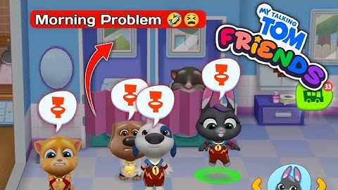 My Talking Tom Friends Uii Maa 33 Day Complete Fullscreen Gameplay (Android, iOS)