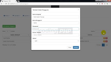 Sistem Informasi Aplikasi Bengkel Berbasis Web dengan Codeigniter