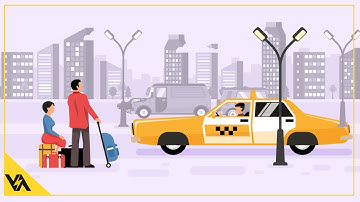 2D Explainer Animation Tutorial - Taxi Order Scene ( PART2 )