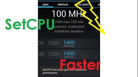 How_To#1 : Make Your Android Faster  (SetCPU) .