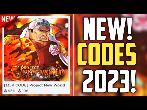 Project New World codes [135K CODE] (September 2023)