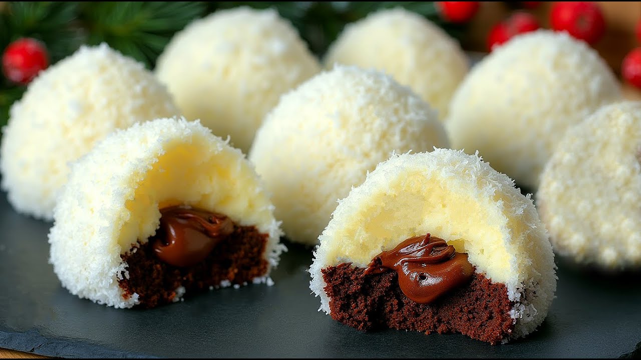 🎄🎂Новейший десерт «Белый снег» к Рождеству! Вкусный рецепт для всей семьи.