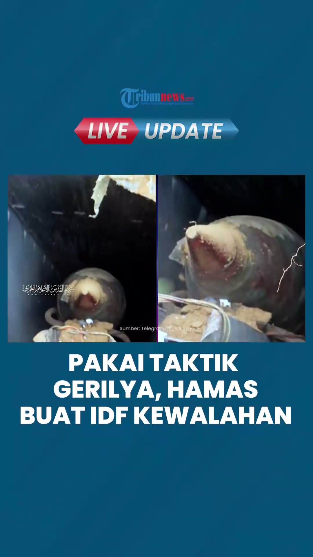 Keadaan di Jalur Gaza Berbalik! Hamas Kuasai Peperangan dengan Taktik Gerilya, Israel Kewalahan