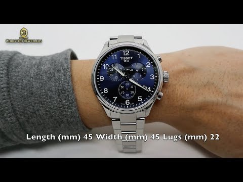 UNBOXING TISSOT 45MM CHRONO XL CLASSIC BLUE DIAL T1166171104701