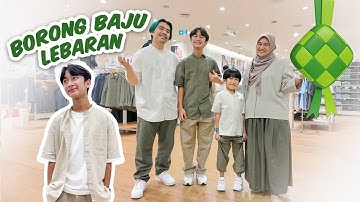 ZIYAN BORONG BAJU LEBARAN & NGABUBURIT BARENG KELUARGA