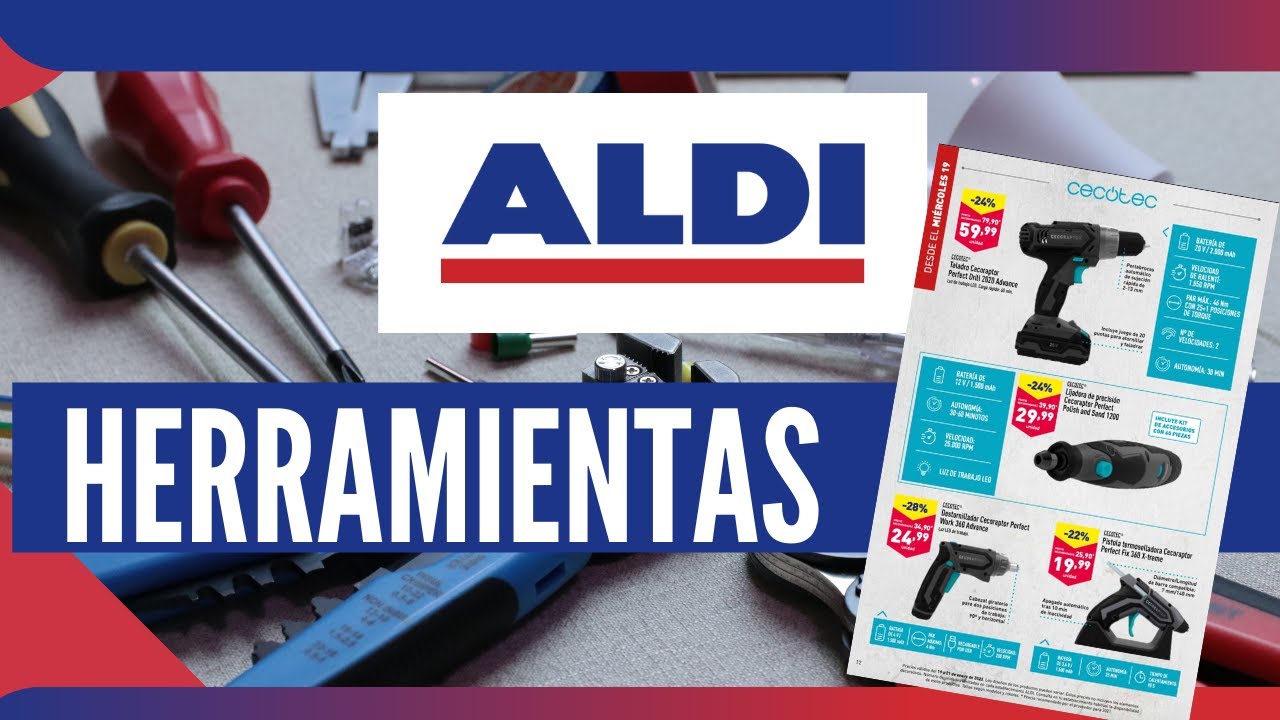 Aldi va a por Lidl con su taladro inalámbrico: es un chollo que se