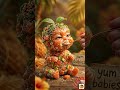 Salmon Poke Baby Sushi Snack Time 🍣👶 | Cute ASMR Short