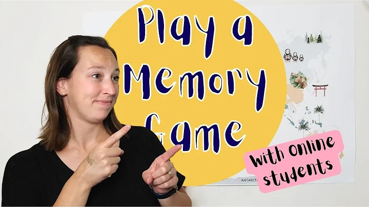 How to play a Memory/Matching Game in your Online Classroom
