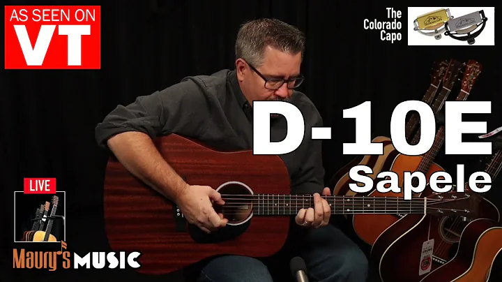 Martin Guitar DEMO /  D-10E Sapele  #2613208 - as ...