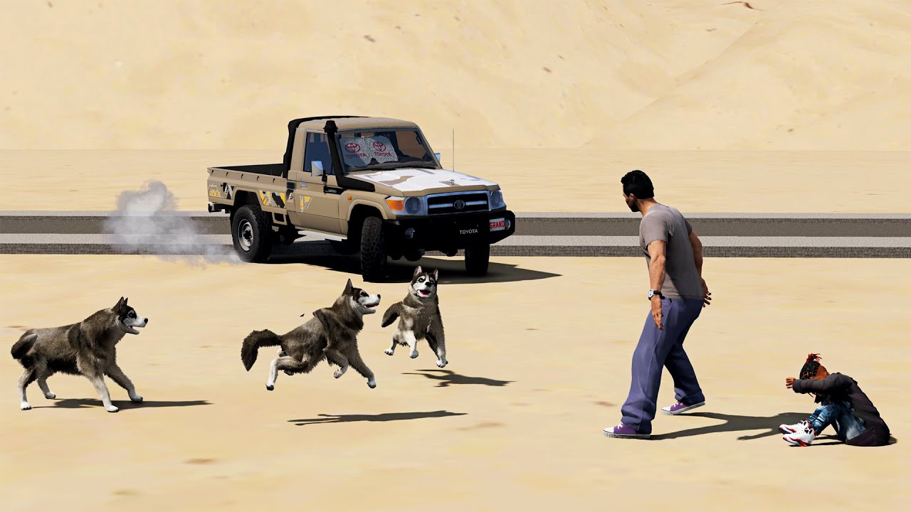 ضاعوا بالصحراء وكان الموت قريب منهم ولم يجدو من يفزع لهم ولكن يحدث أمر يغير كل شيء | قراند 5