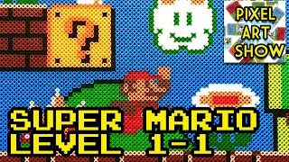 Perler Bead Super Mario Bros Scenes - Pixel Art Show