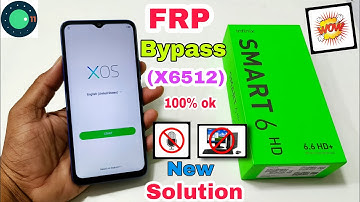 Infinix Smart 6 HD FRP Bypass | Android 11 Update | Infinix (X6512) Google Account Bypass Without Pc