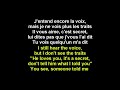 Quelqu Un M A Dit Carla Bruni Lyrics FR ENG Quelqu Un M A Dit Carla Bruni Lyrics FR ENG