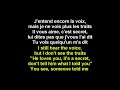 Quelquun ma dit  carla bruni lyrics freng