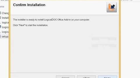 Setup LogicalDOC Office Addin 2.9.5 TS