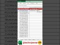 Excel How to Hide  Account Number Last 6 Digit II Excel Shorts II #shortfeed II