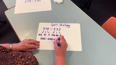 Split Strategy- subtraction 2