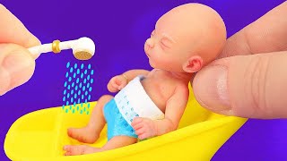 How to make 30 diy crafts for a barbie baby! miniature crib, bottles,
pacifiers, play mates, and much more! baby. pregnant barbie. barb...