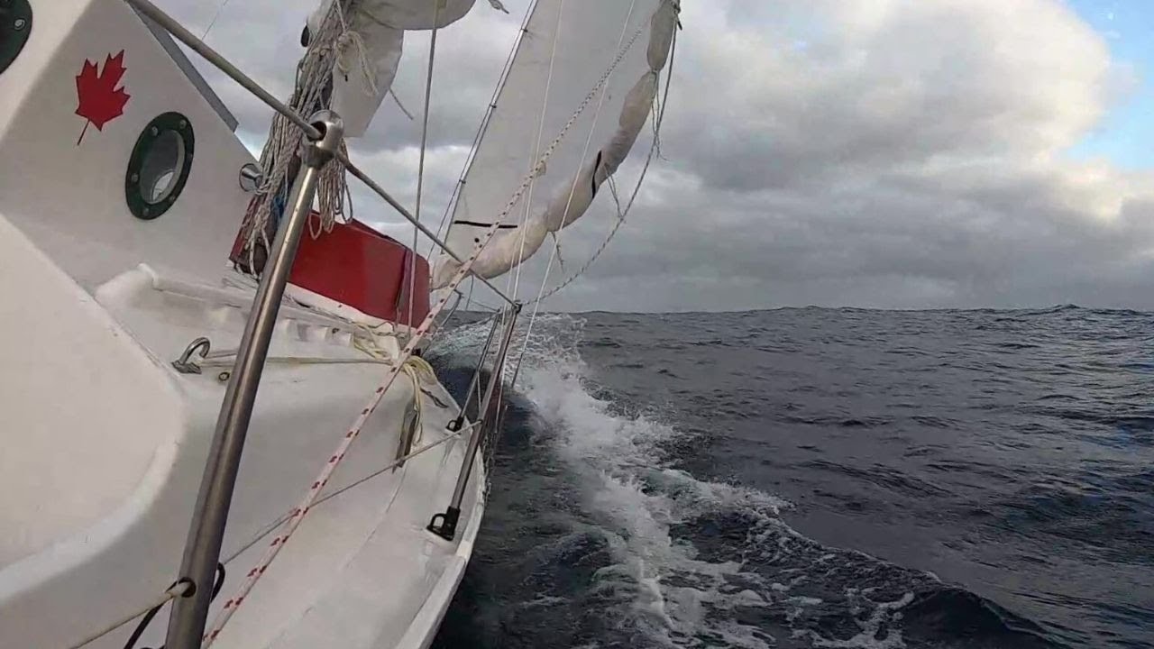 Ep 18, 1100Nm Solo Ocean Sailing, Small Boat, Contessa 26, 2 Year Circumnavigation, PART 2