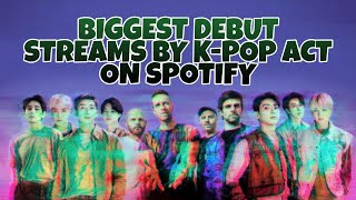 BIGGEST DEBUT DAY STREAM BY A K-POP ACT