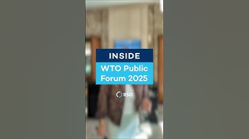 Inside WTO Public Forum 2025 | Ieva Baršauskaitė