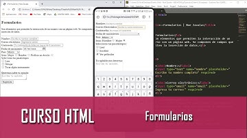 Curso HTML - Práctica 3: Formularios
