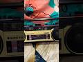 Sanyo M-S350K 4 Band FM tuner mini slim famous Stereo cassette boombox#shortsviral #video viral