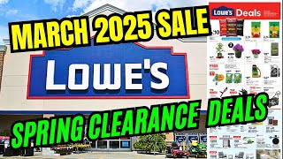 Lowes Spring Clearance Sale March 2025 Lots of Great Tool Deals Plus Home Improvement Deals