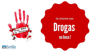 Qual o efeito da droga na boca?