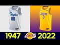 🏀 The Evolution of Los Angeles Lakers Basketball Jersey | All Lakers Basketball Kits in History