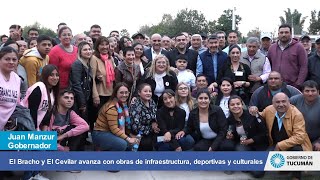 El Bracho y El Cevilar avanza con obras de infraestructura, deportivas y culturales