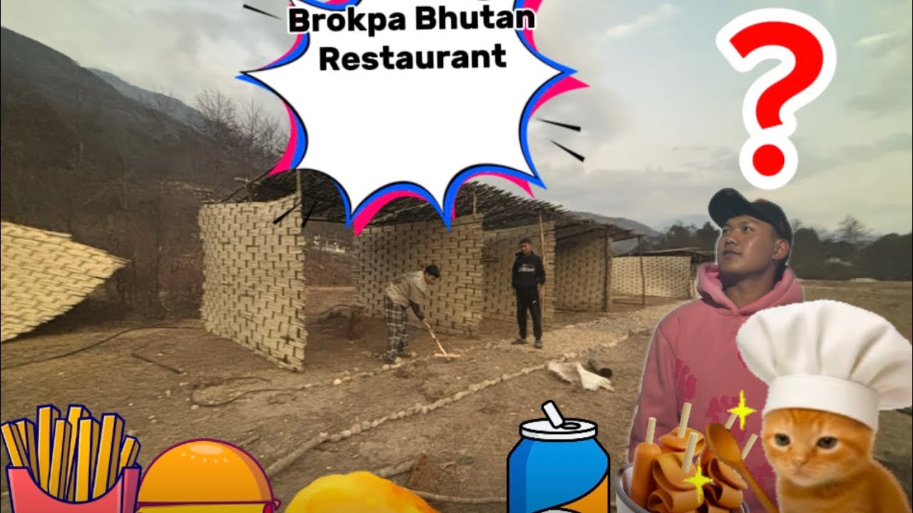 Construction of ￼ restaurant in Bumdeling black necked crane ￼ festival @Sherub-Vlogs ￼￼￼￼￼
