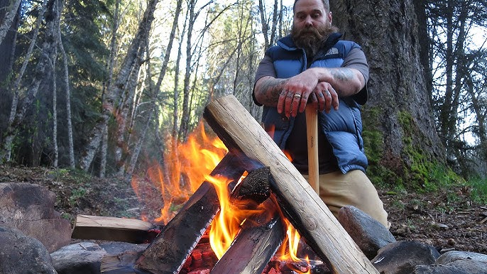 How To Start A Fire Pit Fire With Wood No Lighter Fluid Needed Youtube