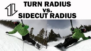 Sidecut Radius vs. Turn Radius screenshot 4