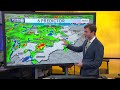 Rain and thunderstorms at times today