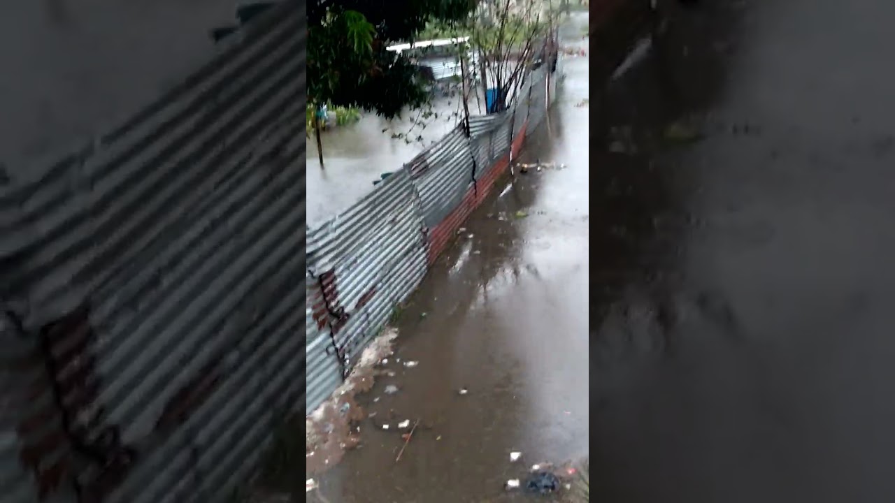 desastres feitos pela chuva em alguns bairros e zonas da cidade de inhambane