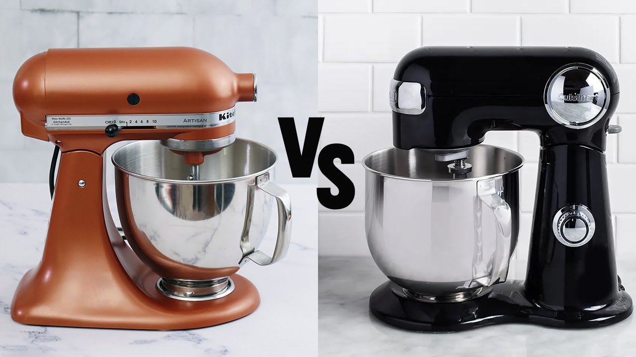 Cuisinart vs KitchenAid Mixer : Which Stand Mixer Should you Buy? 