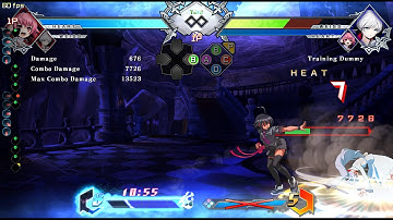 [BBTAG] Aino Heart Resonance Blaze Combo (13.5k damage)