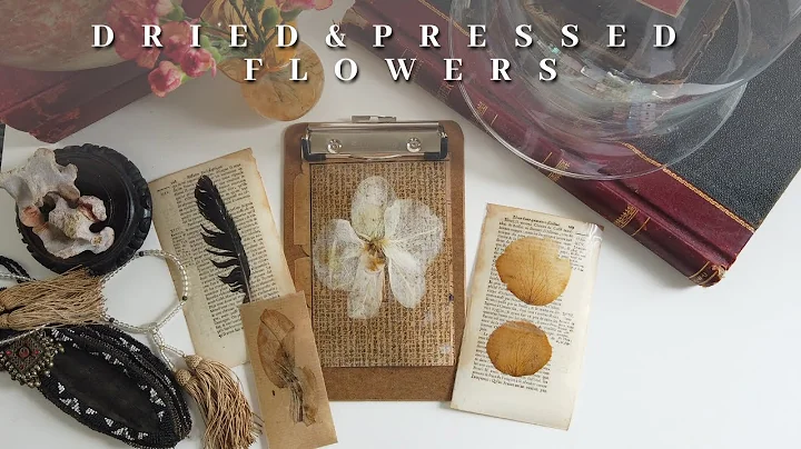 How To Make Pressed Flower Cards: Embellishments I...