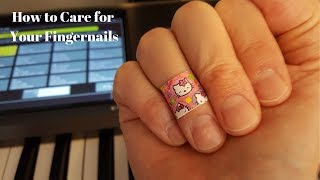 How to Care for Your Fingernails - ColyerMusic VLOG #010