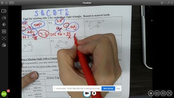 Right Triangle Trigonometry Review Video 2