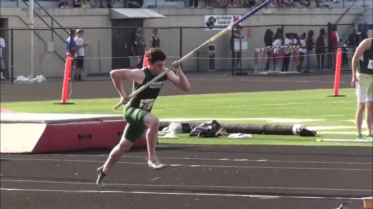 Andrew Unland 11' 6" pole vault 51613 IHSAA Sectional YouTube