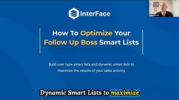 User Type & Dynamic Smart List Webinar with The Whissel Team