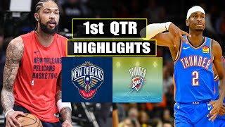 New Orleans Pelicans vs Oklahoma City Thunder 1st QTR HIGHLIGHTS | March 26 | 2024 NBA Season