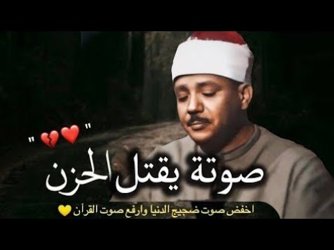 راحة نفسية ساعة ونص كلها راحة وايات تذهب بك الى عالم الهدوء والسكينة القارئ عبد الباسط عبد الصمد